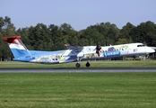 Luxair Bombardier DHC-8-402Q (LX-LQA) at  Hamburg - Fuhlsbuettel (Helmut Schmidt), Germany