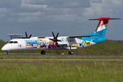 Luxair Bombardier DHC-8-402Q (LX-LQA) at  Luxembourg - Findel, Luxembourg