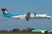 Luxair Bombardier DHC-8-402Q (LX-LQB) at  Dublin, Ireland