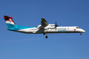 Luxair Bombardier DHC-8-402Q (LX-LQB) at  Hamburg - Fuhlsbuettel (Helmut Schmidt), Germany