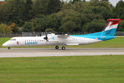 Luxair Bombardier DHC-8-402Q (LX-LQB) at  Hamburg - Fuhlsbuettel (Helmut Schmidt), Germany