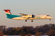 Luxair Bombardier DHC-8-402Q (LX-LQB) at  Hamburg - Fuhlsbuettel (Helmut Schmidt), Germany