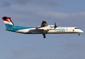 Luxair Bombardier DHC-8-402Q (LX-LQB) at  Hamburg - Fuhlsbuettel (Helmut Schmidt), Germany