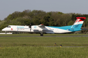 Luxair Bombardier DHC-8-402Q (LX-LQB) at  Hamburg - Fuhlsbuettel (Helmut Schmidt), Germany