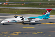 Luxair Bombardier DHC-8-402Q (LX-LQB) at  Hamburg - Fuhlsbuettel (Helmut Schmidt), Germany