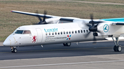 Luxair Bombardier DHC-8-402Q (LX-LQB) at  Berlin - Tegel, Germany