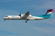 Luxair Bombardier DHC-8-402Q (LX-LQC) at  Hamburg - Fuhlsbuettel (Helmut Schmidt), Germany