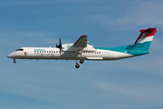 Luxair Bombardier DHC-8-402Q (LX-LQC) at  Hamburg - Fuhlsbuettel (Helmut Schmidt), Germany