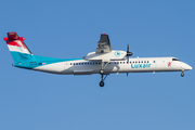 Luxair Bombardier DHC-8-402Q (LX-LQC) at  Hamburg - Fuhlsbuettel (Helmut Schmidt), Germany