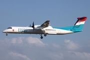 Luxair Bombardier DHC-8-402Q (LX-LQC) at  Hamburg - Fuhlsbuettel (Helmut Schmidt), Germany