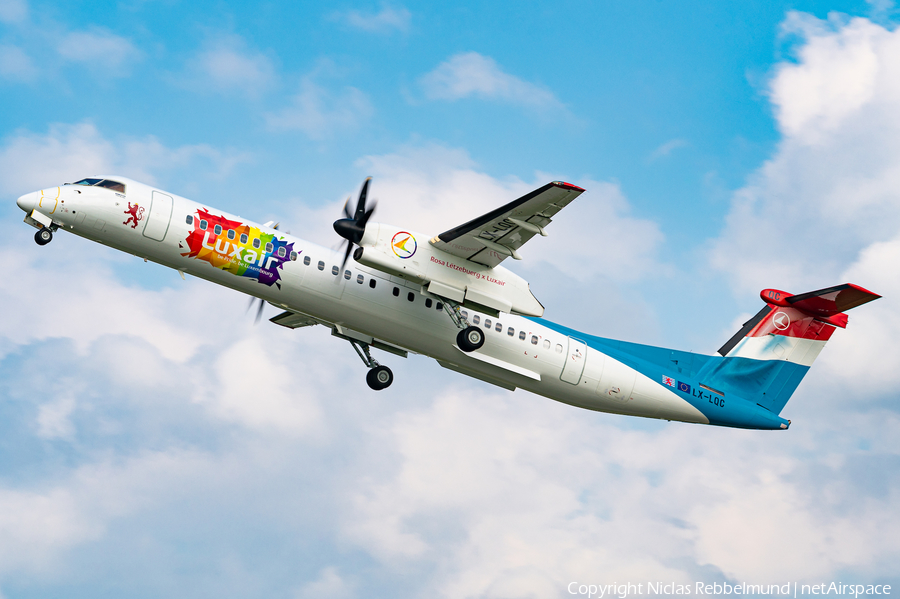 Luxair Bombardier DHC-8-402Q (LX-LQC) | Photo 466931