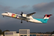 Luxair Bombardier DHC-8-402Q (LX-LQC) at  Hamburg - Fuhlsbuettel (Helmut Schmidt), Germany