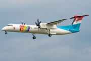 Luxair Bombardier DHC-8-402Q (LX-LQC) at  Hamburg - Fuhlsbuettel (Helmut Schmidt), Germany