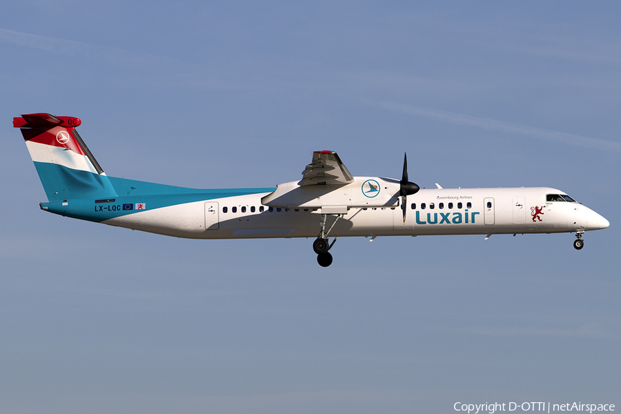 Luxair Bombardier DHC-8-402Q (LX-LQC) | Photo 554378