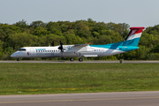 Luxair Bombardier DHC-8-402Q (LX-LQC) at  Luxembourg - Findel, Luxembourg