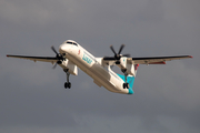 Luxair Bombardier DHC-8-402Q (LX-LQC) at  Luqa - Malta International, Malta