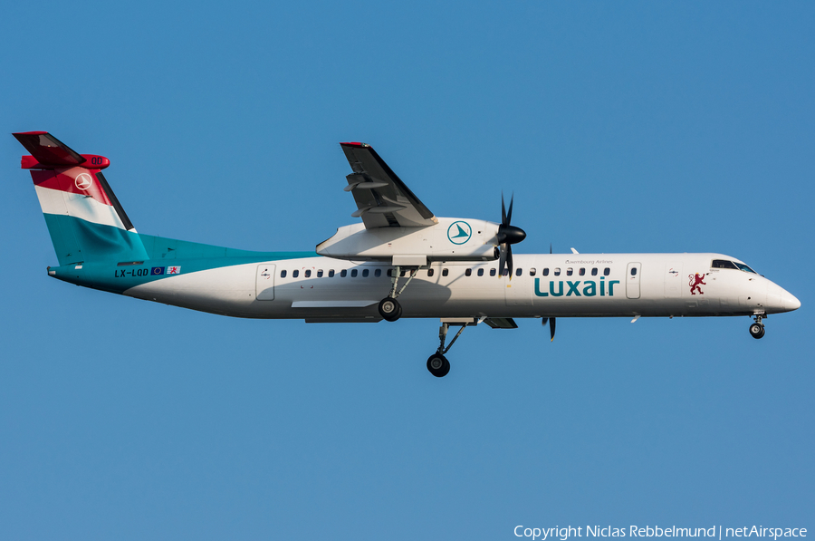 Luxair Bombardier DHC-8-402Q (LX-LQD) | Photo 258483