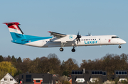 Luxair Bombardier DHC-8-402Q (LX-LQD) at  Hamburg - Fuhlsbuettel (Helmut Schmidt), Germany