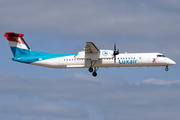 Luxair Bombardier DHC-8-402Q (LX-LQD) at  Hamburg - Fuhlsbuettel (Helmut Schmidt), Germany