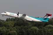 Luxair Bombardier DHC-8-402Q (LX-LQD) at  Hamburg - Fuhlsbuettel (Helmut Schmidt), Germany