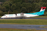 Luxair Bombardier DHC-8-402Q (LX-LQD) at  Hamburg - Fuhlsbuettel (Helmut Schmidt), Germany