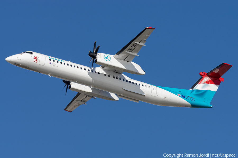 Luxair Bombardier DHC-8-402Q (LX-LQJ) | Photo 365082