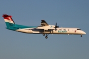 Luxair Bombardier DHC-8-402Q (LX-LQJ) at  Hamburg - Fuhlsbuettel (Helmut Schmidt), Germany