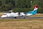 Luxair Bombardier DHC-8-402Q (LX-LQJ) at  Hamburg - Fuhlsbuettel (Helmut Schmidt), Germany