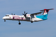 Luxair Bombardier DHC-8-402Q (LX-LQJ) at  Luxembourg - Findel, Luxembourg