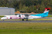 Luxair Bombardier DHC-8-402Q (LX-LQJ) at  Luxembourg - Findel, Luxembourg