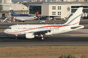 Luxaviation Airbus A318-112(CJ) Elite (LX-LTI) at  Lisbon - Portela, Portugal