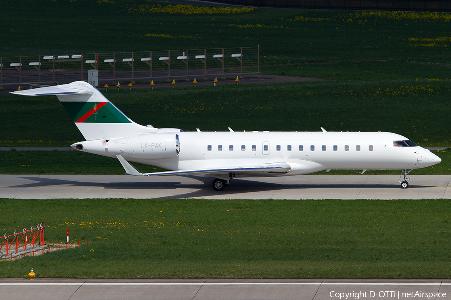 Global Jet Luxembourg Bombardier BD-700-1A10 Global Express (LX-PAK) | Photo 353678