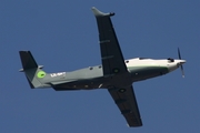 (Private) Pilatus PC-12/45 (LX-SKY) at  Luxembourg - Findel, Luxembourg