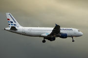 Strategic Airlines Airbus A320-212 (LX-STA) at  Manchester - International (Ringway), United Kingdom
