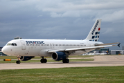 Strategic Airlines Airbus A320-211 (LX-STC) at  Manchester - International (Ringway), United Kingdom