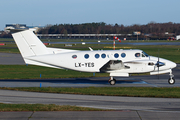 Luxaviation Beech King Air 250 (LX-YES) at  Hamburg - Fuhlsbuettel (Helmut Schmidt), Germany