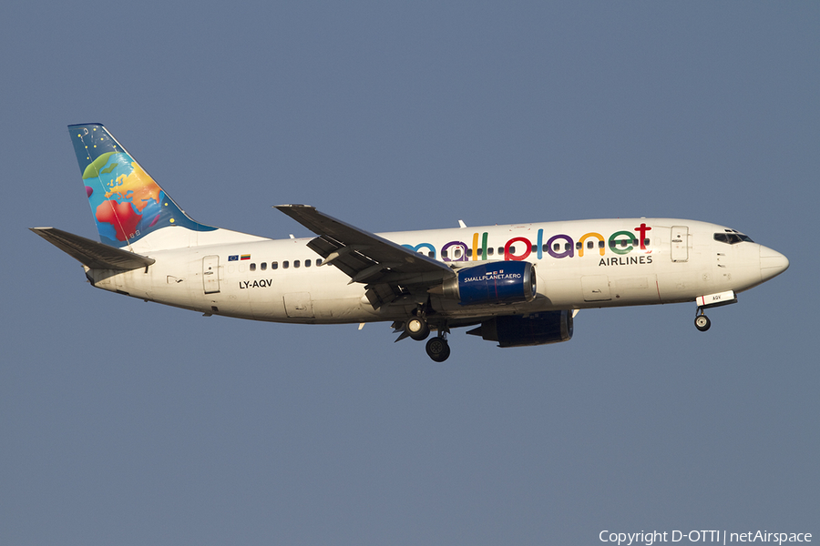 Small Planet Airlines Boeing 737-35B (LY-AQV) | Photo 392200