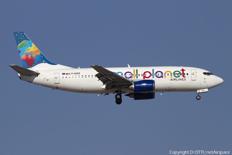 Small Planet Airlines Boeing 737-322 (LY-AQX) | Photo 392208