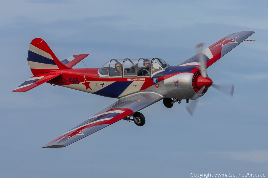 (Private) Yakovlev Yak-52 (LY-AWB) | Photo 616117
