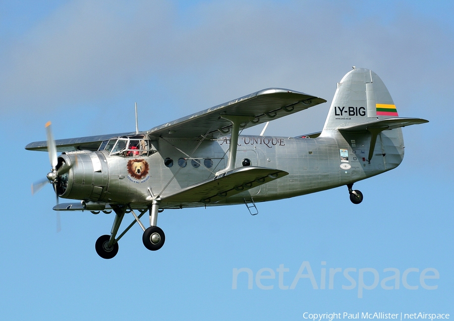 Air Unique PZL-Mielec An-2T (LY-BIG) | Photo 167818