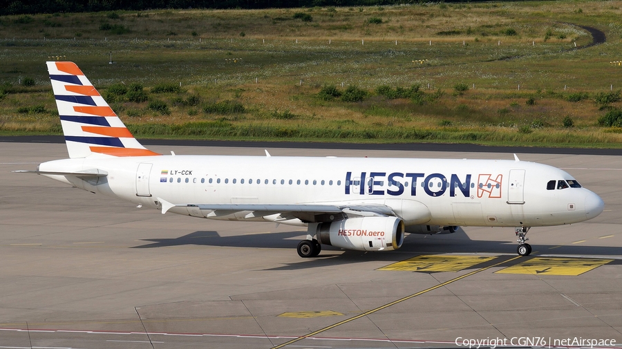 Heston Airlines Airbus A320-232 (LY-CCK) | Photo 633283