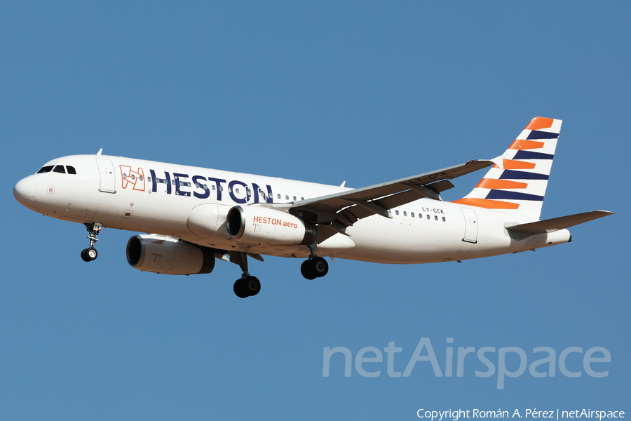 Heston Airlines Airbus A320-232 (LY-CCK) | Photo 564612