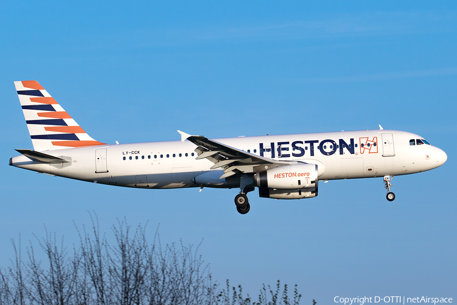 Heston Airlines Airbus A320-232 (LY-CCK) | Photo 567692