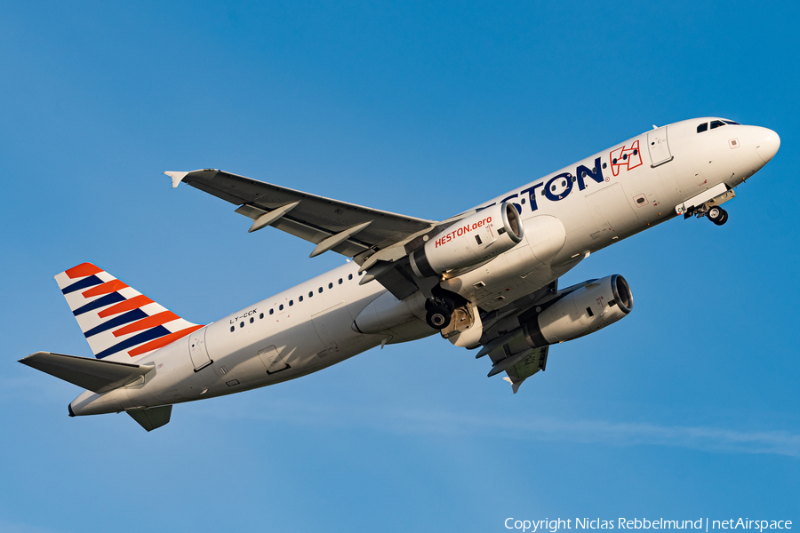 Heston Airlines Airbus A320-232 (LY-CCK) | Photo 567801