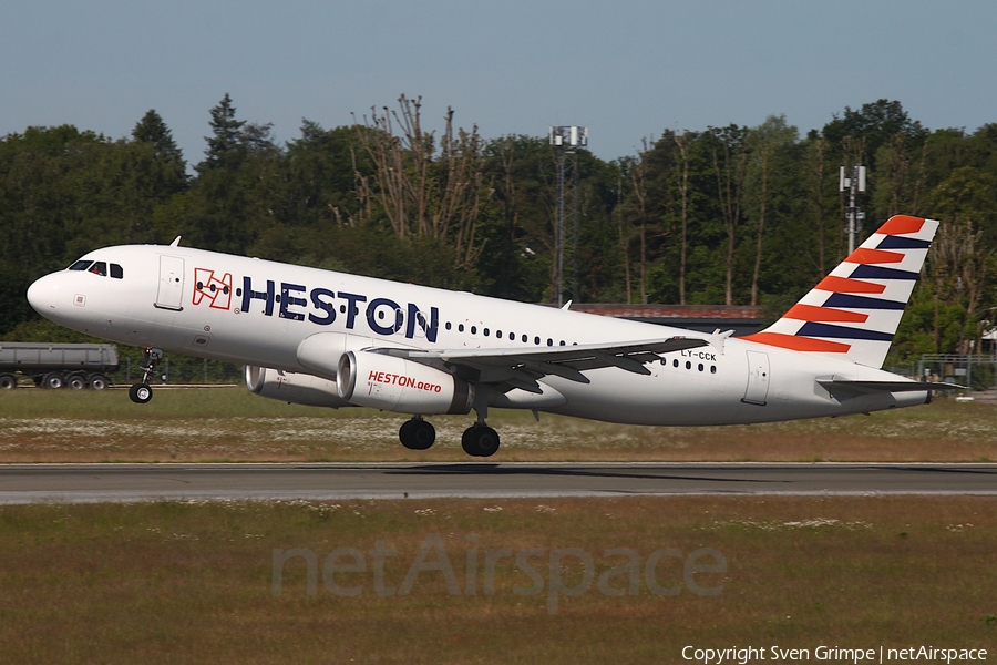 Heston Airlines Airbus A320-232 (LY-CCK) | Photo 575023