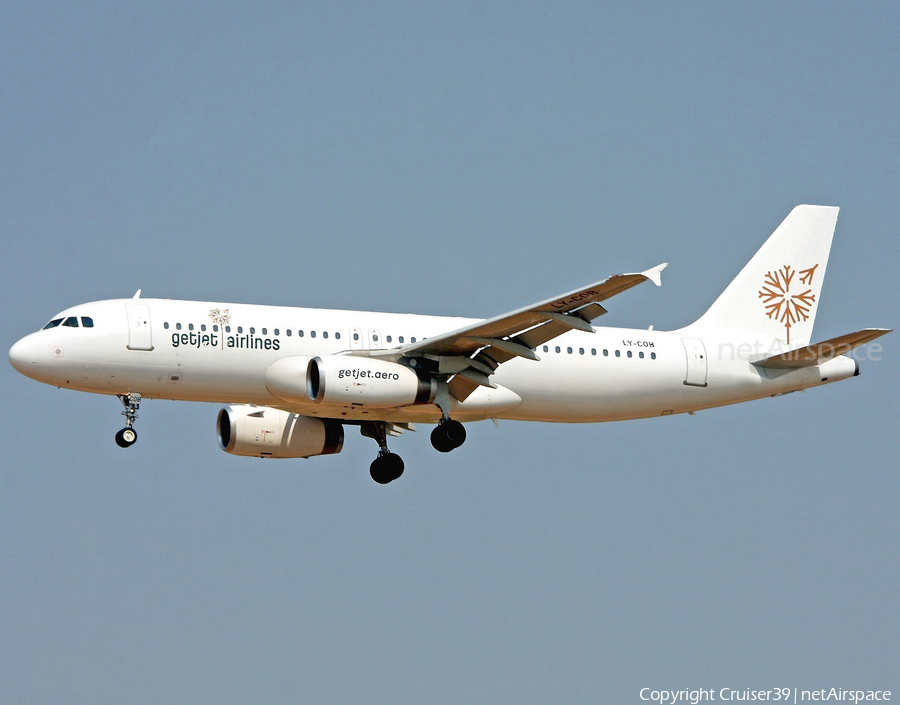 GetJet Airlines Airbus A320-232 (LY-COB) | Photo 365960
