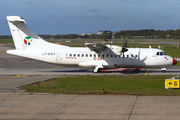 Danish Air Transport (DAT) ATR 42-500 (LY-DAT) at  Hamburg - Fuhlsbuettel (Helmut Schmidt), Germany