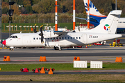 Danish Air Transport (DAT) ATR 42-500 (LY-DAT) at  Hamburg - Fuhlsbuettel (Helmut Schmidt), Germany