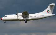 Danish Air Transport (DAT) ATR 42-500 (LY-DAT) at  Hamburg - Fuhlsbuettel (Helmut Schmidt), Germany