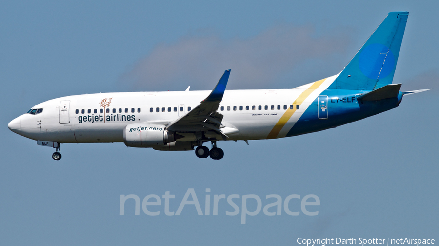 GetJet Airlines Boeing 737-36N (LY-ELF) | Photo 375271